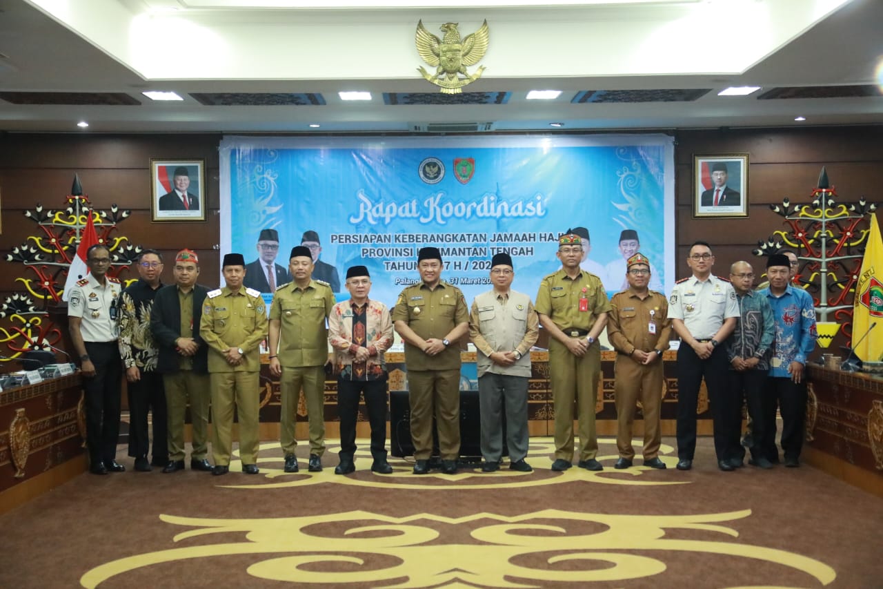 Persiapan Haji 2026, Pemprov Kalteng Matangkan Koordinasi Keberangkatan Jamaah