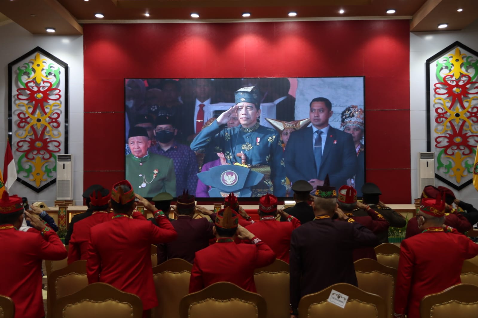 Pemerintah Provinsi Kalteng Ikuti Upacara Peringatan Hari Lahir Pancasila