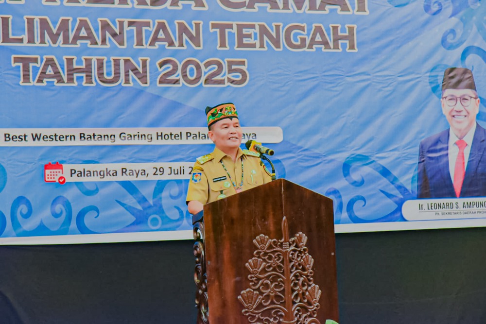 Gubernur Kalteng Agustiar Sabran Buka Rapat Kerja Camat se-Kalteng