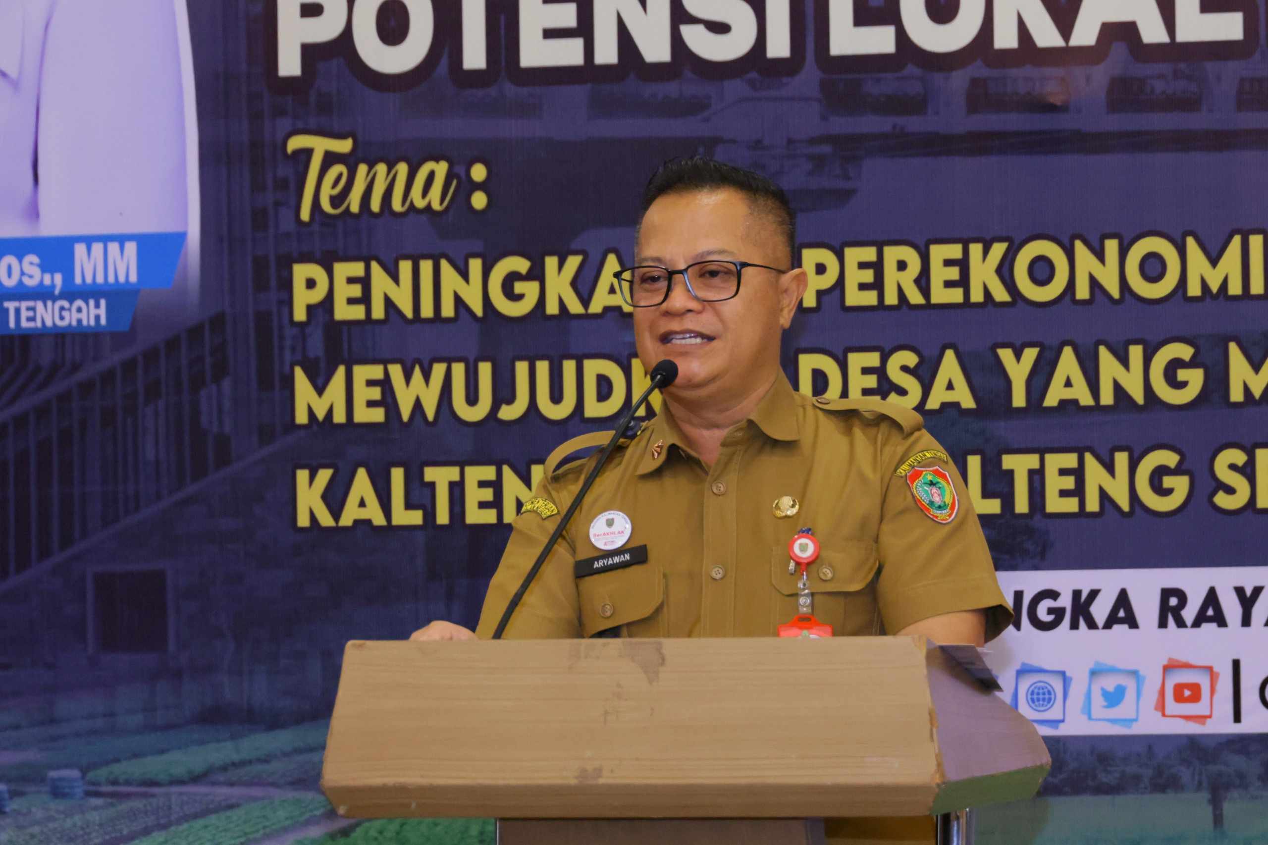 Dinas PMD Prov. Kalteng Laksanakan Pelatihan Pengembangan Unit Usaha BUMDes Berbasis Potensi Lokal Desa