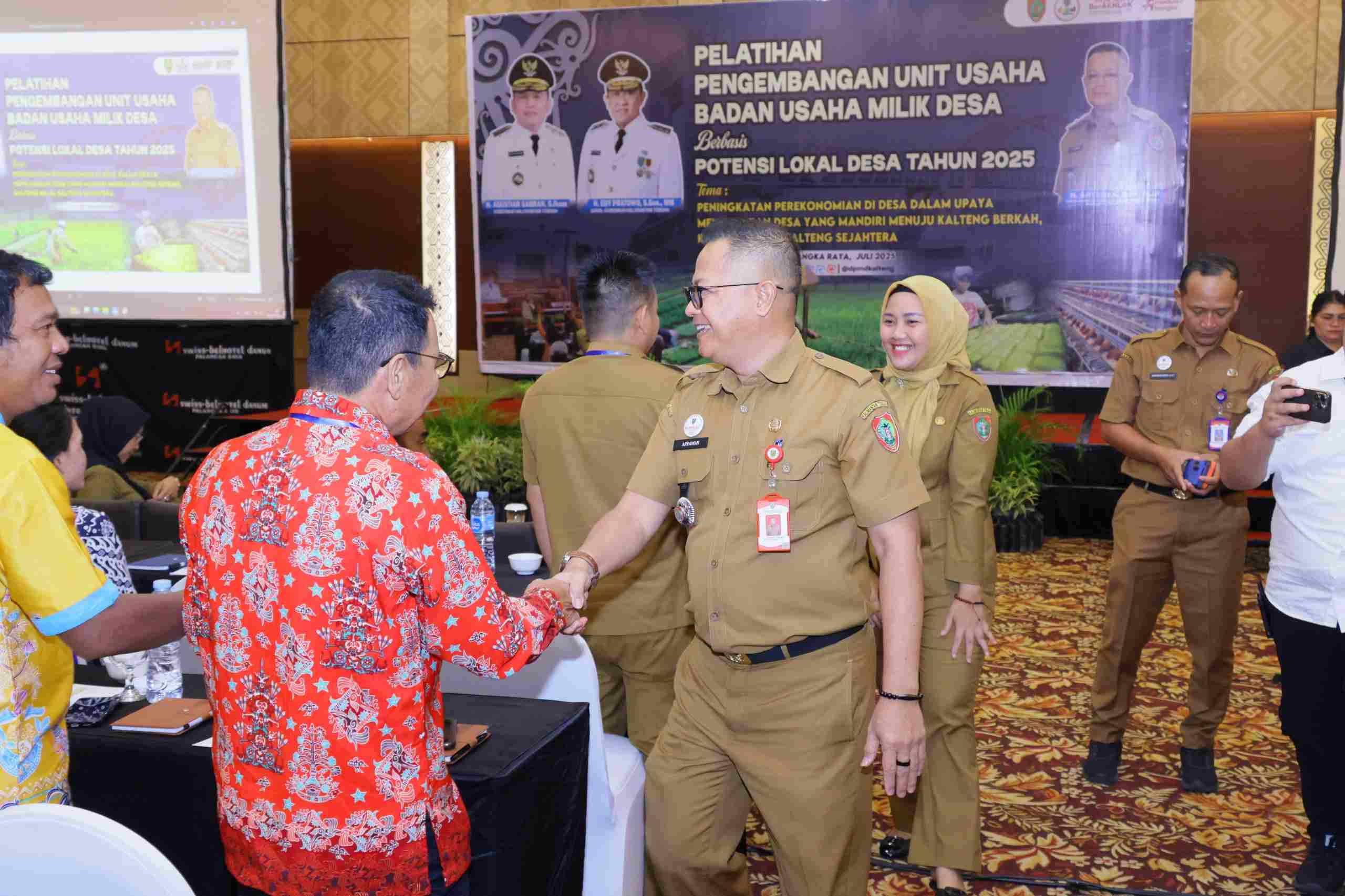 Dinas PMD Prov. Kalteng Laksanakan Pelatihan Pengembangan Unit Usaha BUMDes Berbasis Potensi Lokal Desa