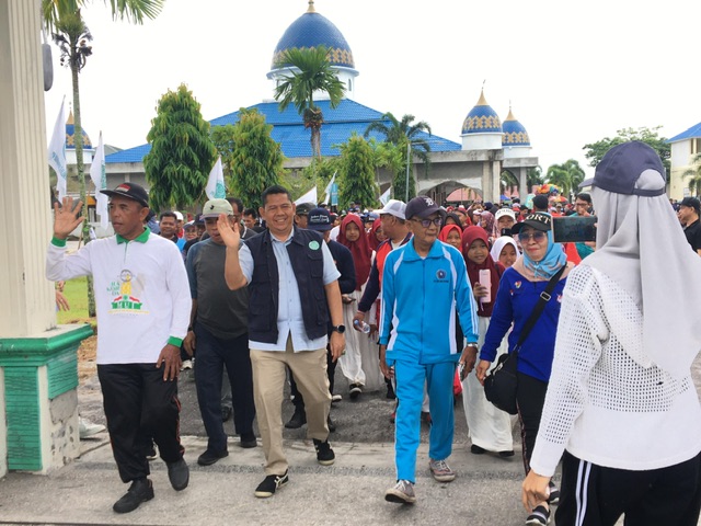 BKPRMI Prov. Kalteng Menginisiasi Kegiatan Jalan Sehat Bersama Dalam Rangka Milad BKPRMI Ke-48 dan Peringatan HUT RI Ke-80 Tahun 2025