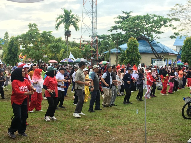 BKPRMI Prov. Kalteng Menginisiasi Kegiatan Jalan Sehat Bersama Dalam Rangka Milad BKPRMI Ke-48 dan Peringatan HUT RI Ke-80 Tahun 2025