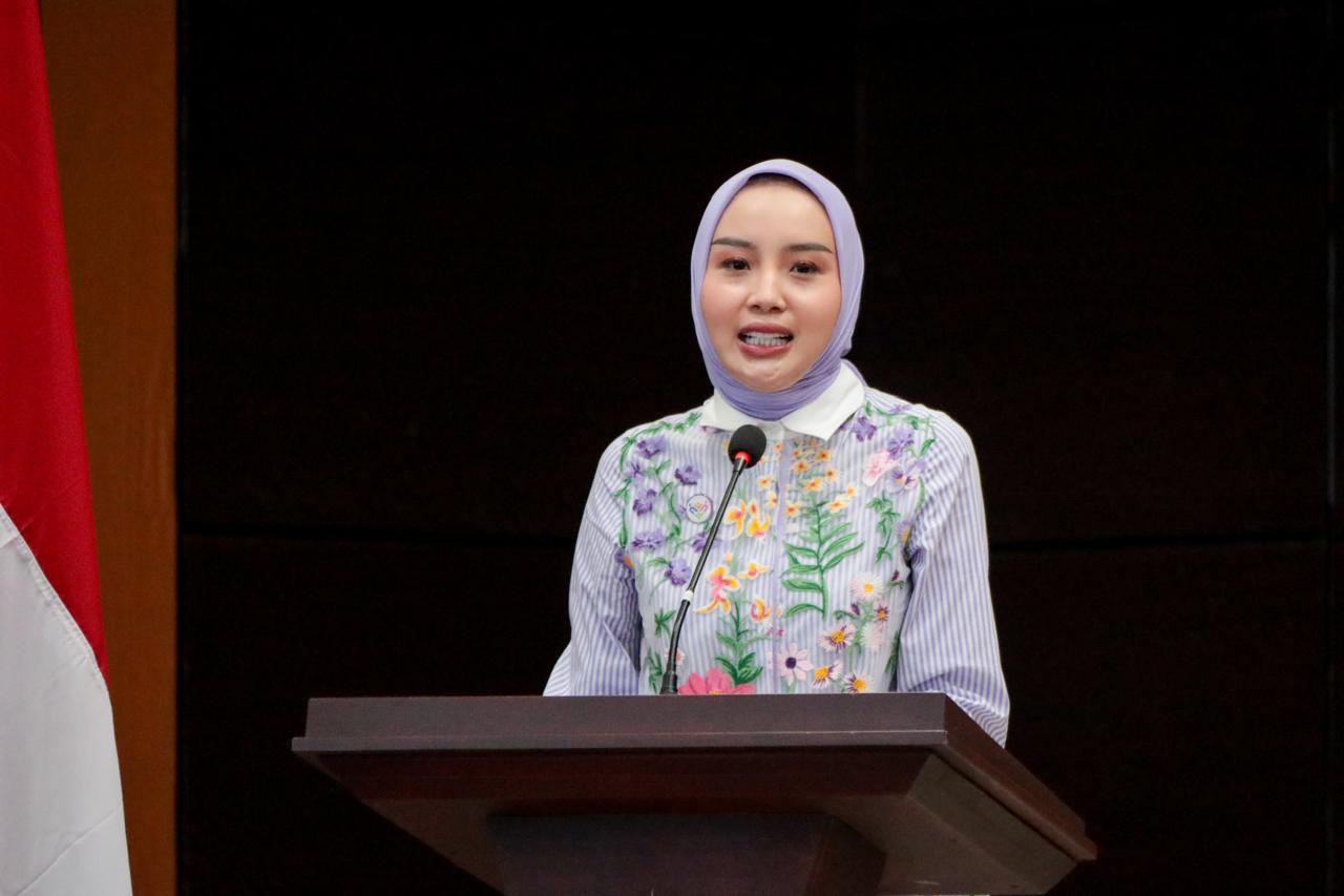 Ketua TP Posyandu Kalteng Aisyah Thisia Agustiar Sabran Kunjungan Sekaligus Sosialisasi dan Pembinaan Posyandu 6 Bidang SPM