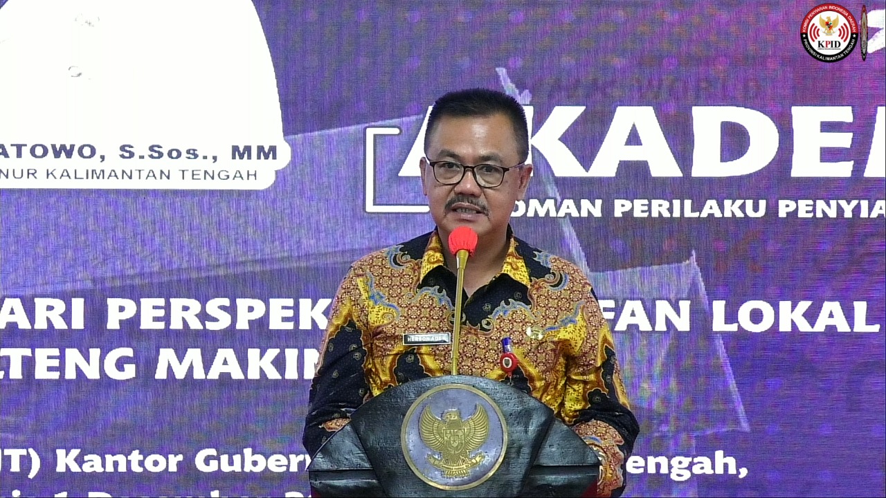 Sahli Herson B Aden Buka Acara Literasi Media Dan Akademi Pedoman Perilaku Penyiaran Dan SPS