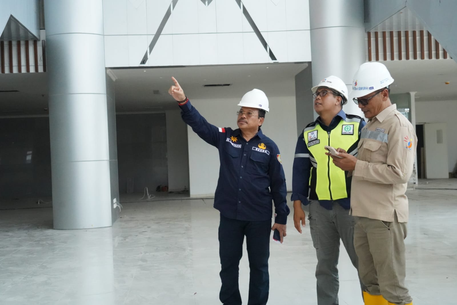 Sekda Nuryakin Tinjau Progres Pembangunan RSUD Kelas B yang berada di Hanau