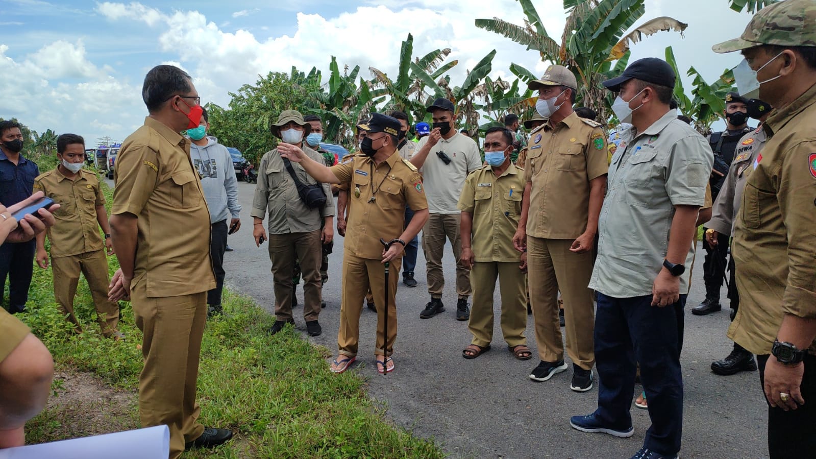 Gubernur Sugianto Sabran Tinjau Kawasan Udang Vaname/Shrimp Estate Di Kab. Sukamara