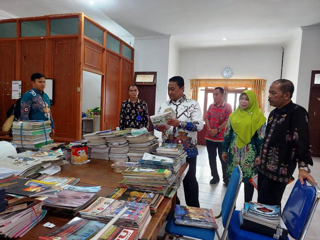 Wagub Kalteng Edy Pratowo Kunjungi Dispursip Kalteng