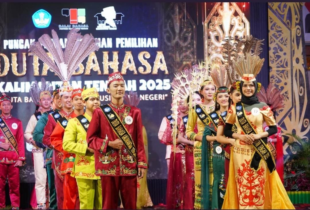Ketua TP PKK Kalteng Aisyah Thisia Agustiar Sabran Berharap Duta Bahasa Terpilih Bisa Turut Melestarikan Bahasa Daerah