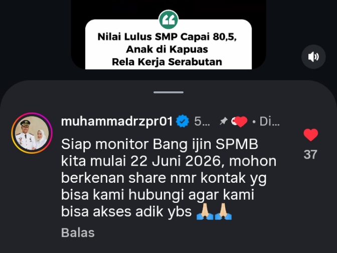 Respons Cepat Kadisdik Kalteng, Bantu Anak di Kapuas yang Terancam Putus Sekolah karena Kendala Ekonomi