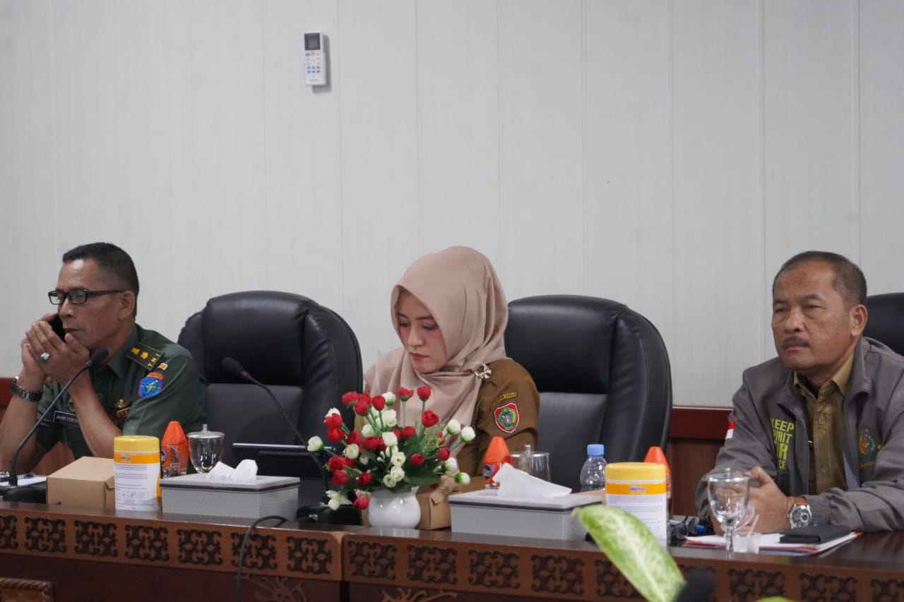 Inspektur Daerah Prov. Kalteng Saring Wakili Pemprov Kalteng Ikuti Rakor Pengendalian Inflasi