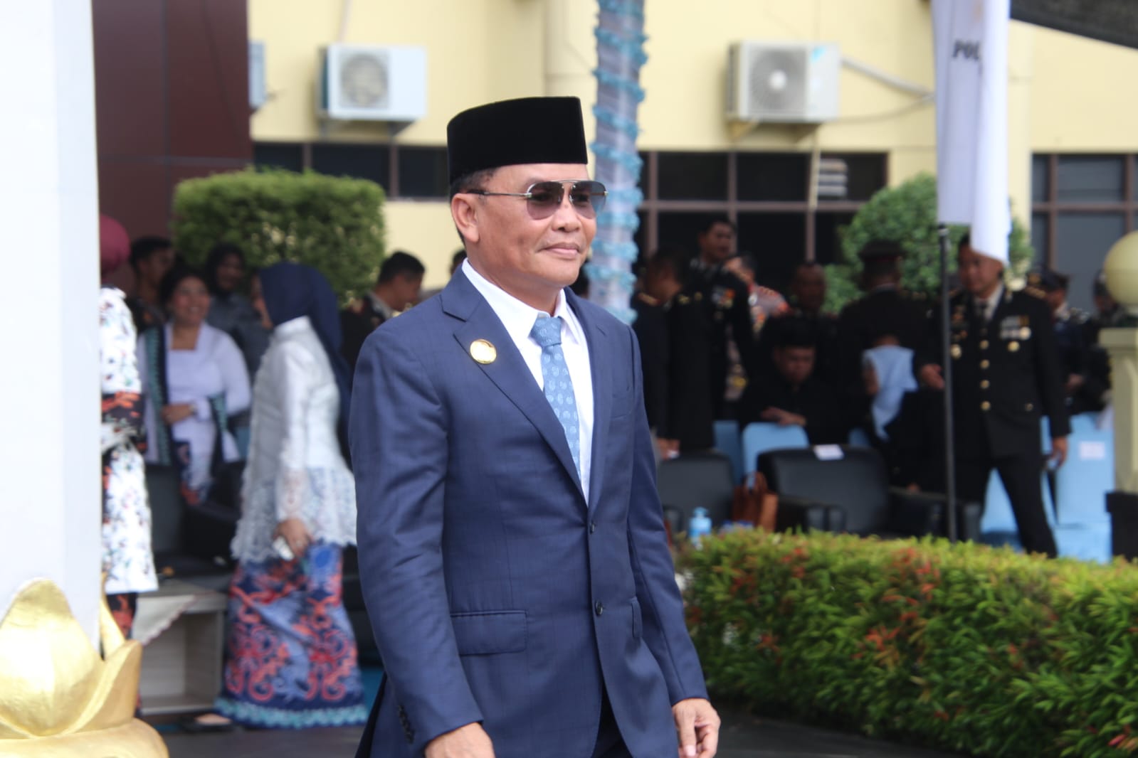 Gubernur Kalteng Agustiar Sabran Hadiri Peringatan Hari Bhayangkara Ke-80