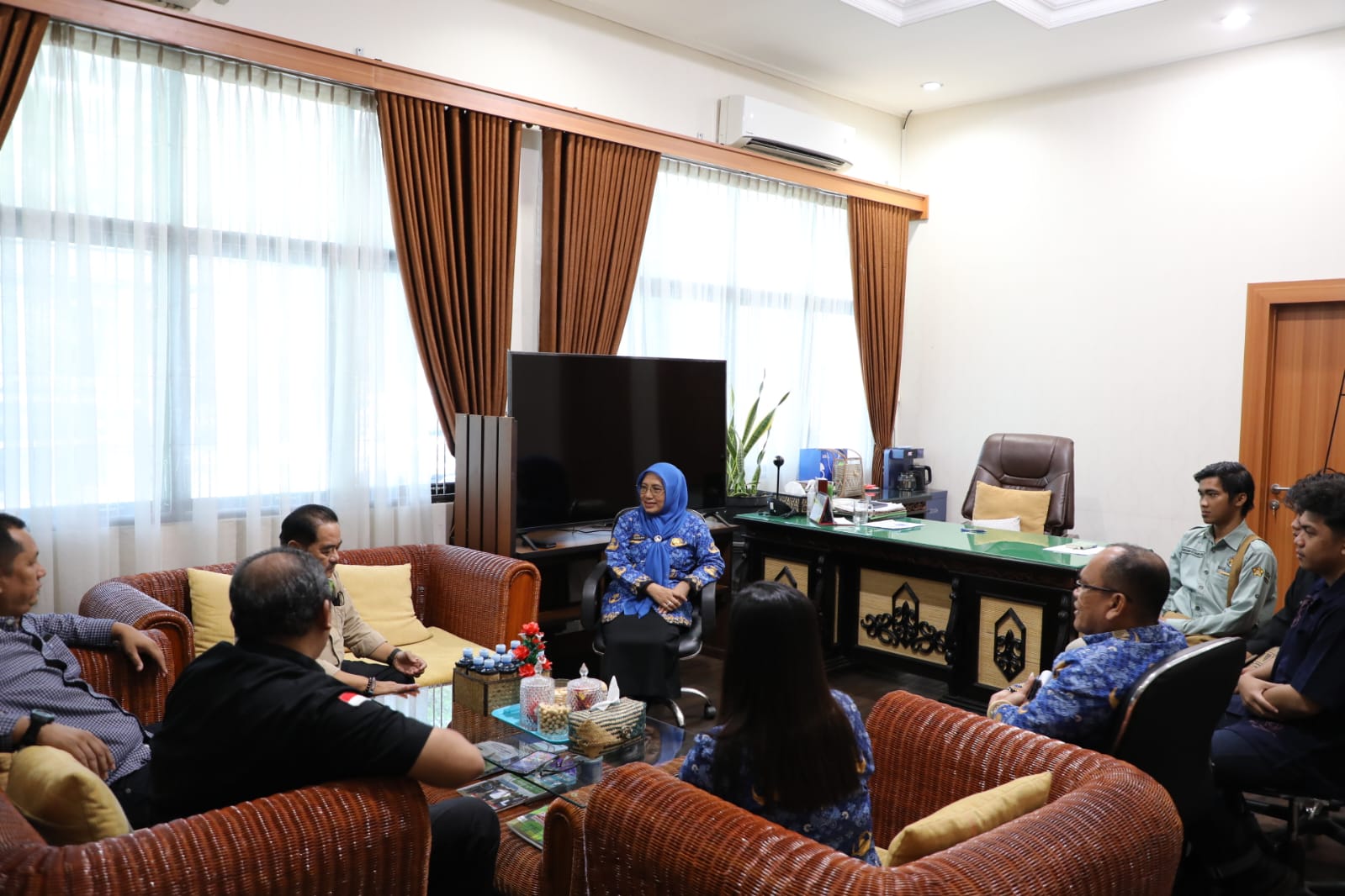 Kadis TPHP Sunarti Terima Kunjungan Perwakilan dari DPD HPDKI Kalteng