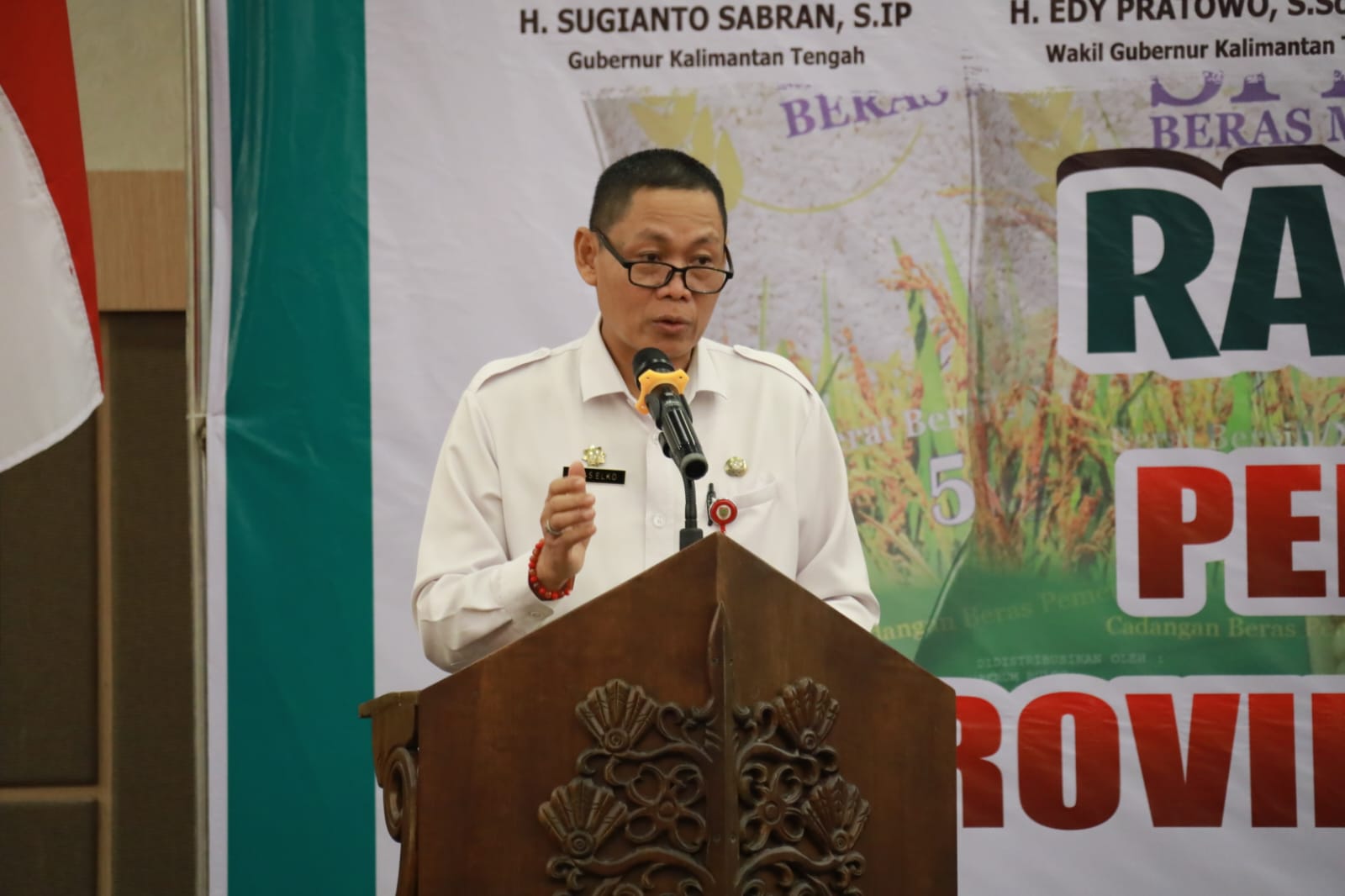 Sahli Yuas Elko Buka Secara Resmi Rakor Pengendalian Inflasi Daerah Provinsi Kalteng