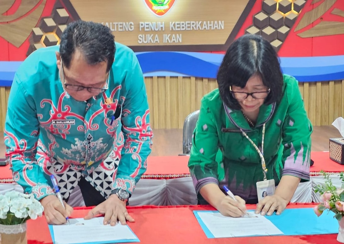 Dislutkan Bersama BPS Prov. Kalteng Tanda Tangani Nota Kesepahaman