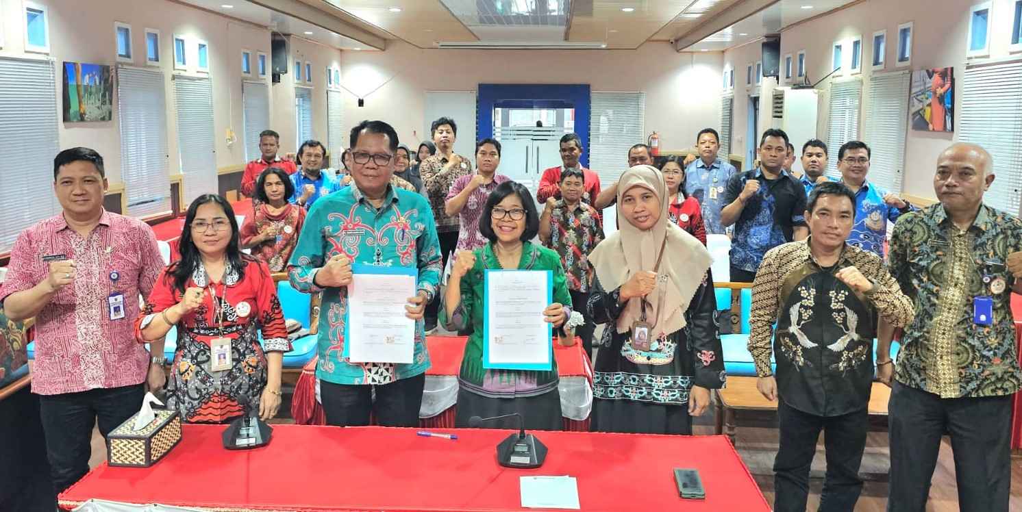 Dislutkan Bersama BPS Prov. Kalteng Tanda Tangani Nota Kesepahaman