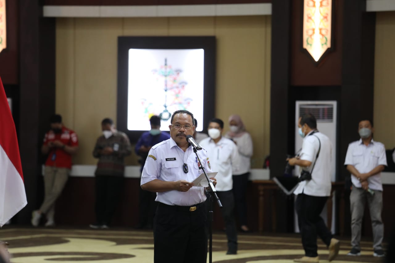 Gubernur Kalteng Menyerahkan DIPA TA 2022