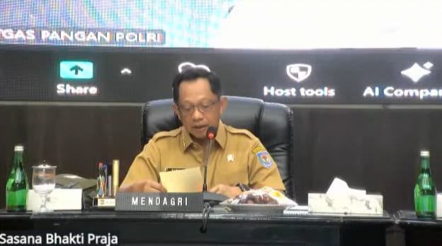 Wagub Kalteng Edy Pratowo Ikuti Rakor Pusat dan Daerah Persiapan Natal Tahun 2025 dan Tahun Baru 2026