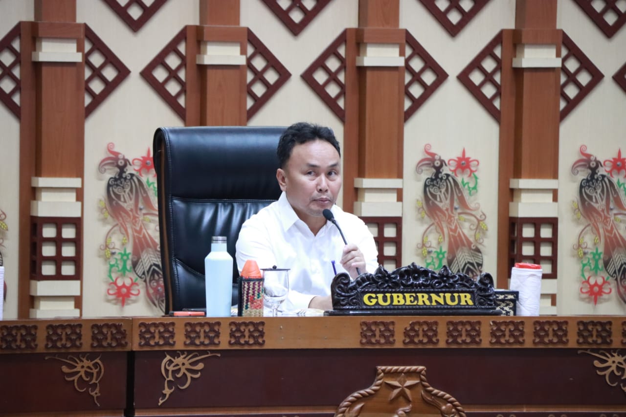 Gubernur Sugianto Sabran Pimpin Rapat Evaluasi Akhir Tahun Terhadap Pelaksanaan APBD Baik Realisasi Fisik Maupun Keuangan
