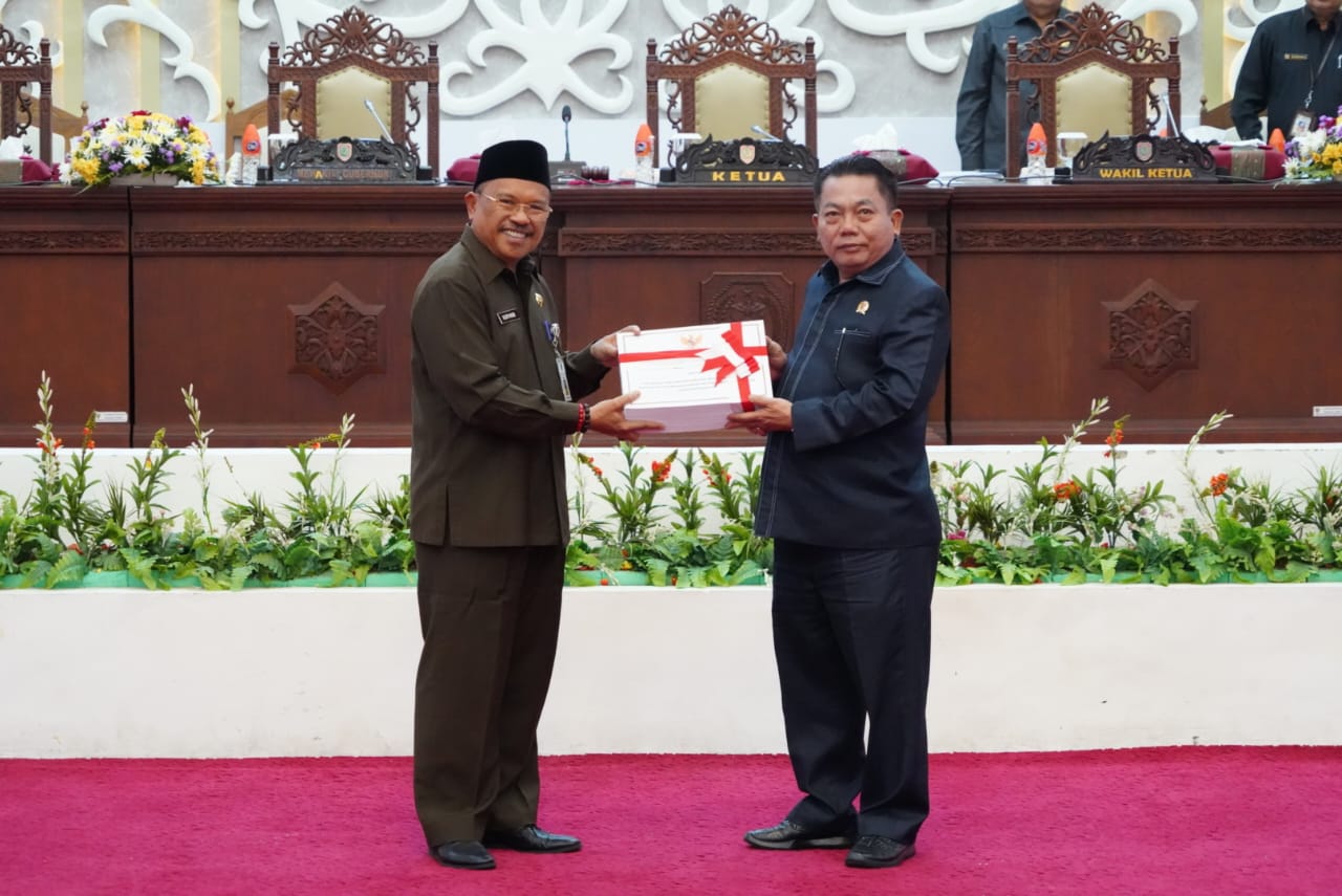Sekda Nuryakin Hadiri Rapat Paripurna ke - 4 Masa Persidangan II Tahun Sidang 2024