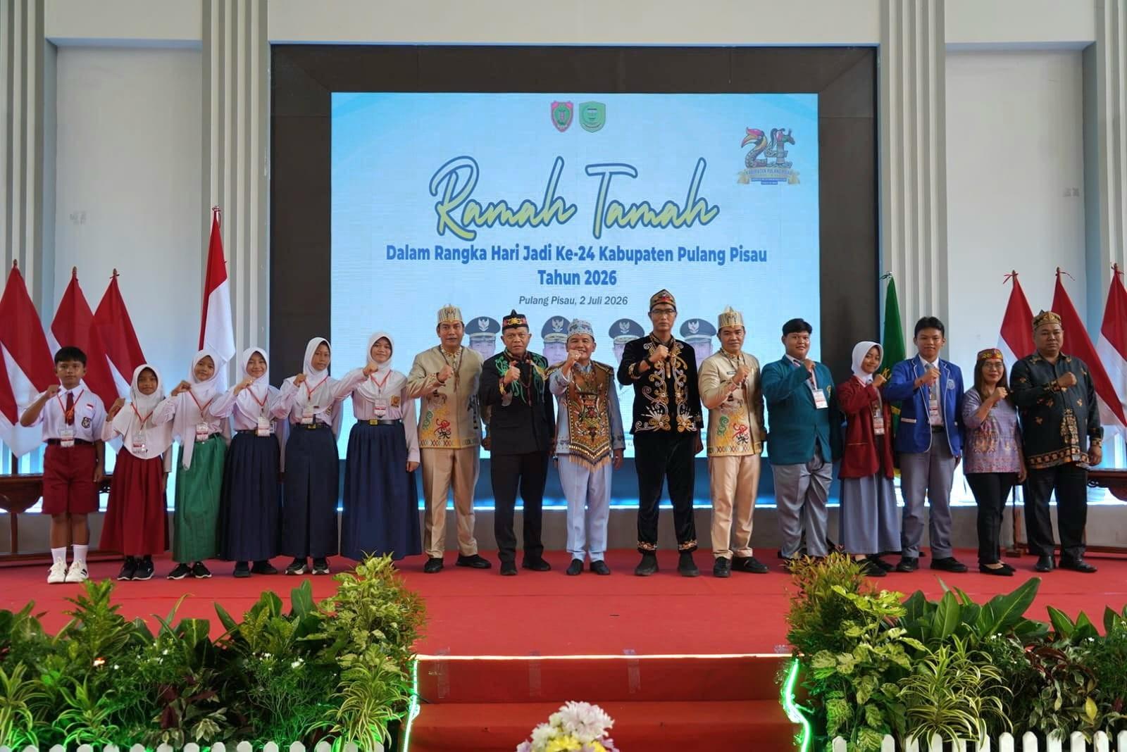 Gubernur Kalteng Agustiar Sabran Ajak Pererat Silaturahmi pada Hari Jadi Ke-24 Kabupaten Pulang Pisau