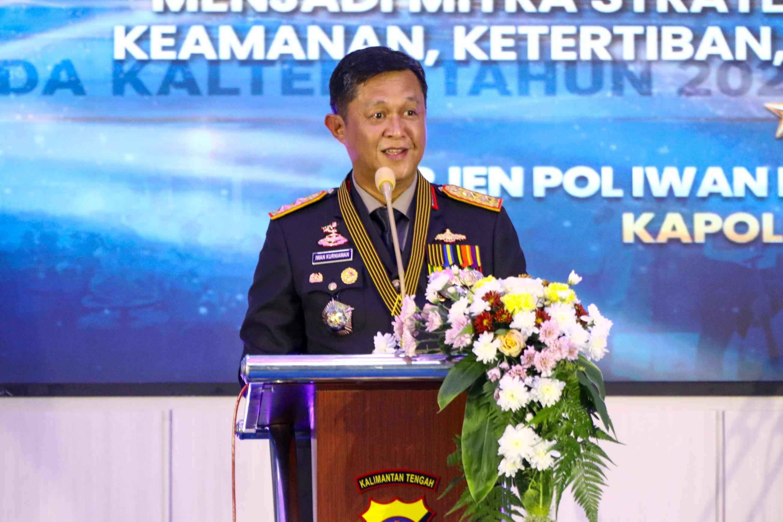 Gubernur Kalteng Agustiar Sabran Hadiri Syukuran Hari Bhayangkara Ke-80 dan Penyambutan Samkaryanugraha Nugraha Sakanti