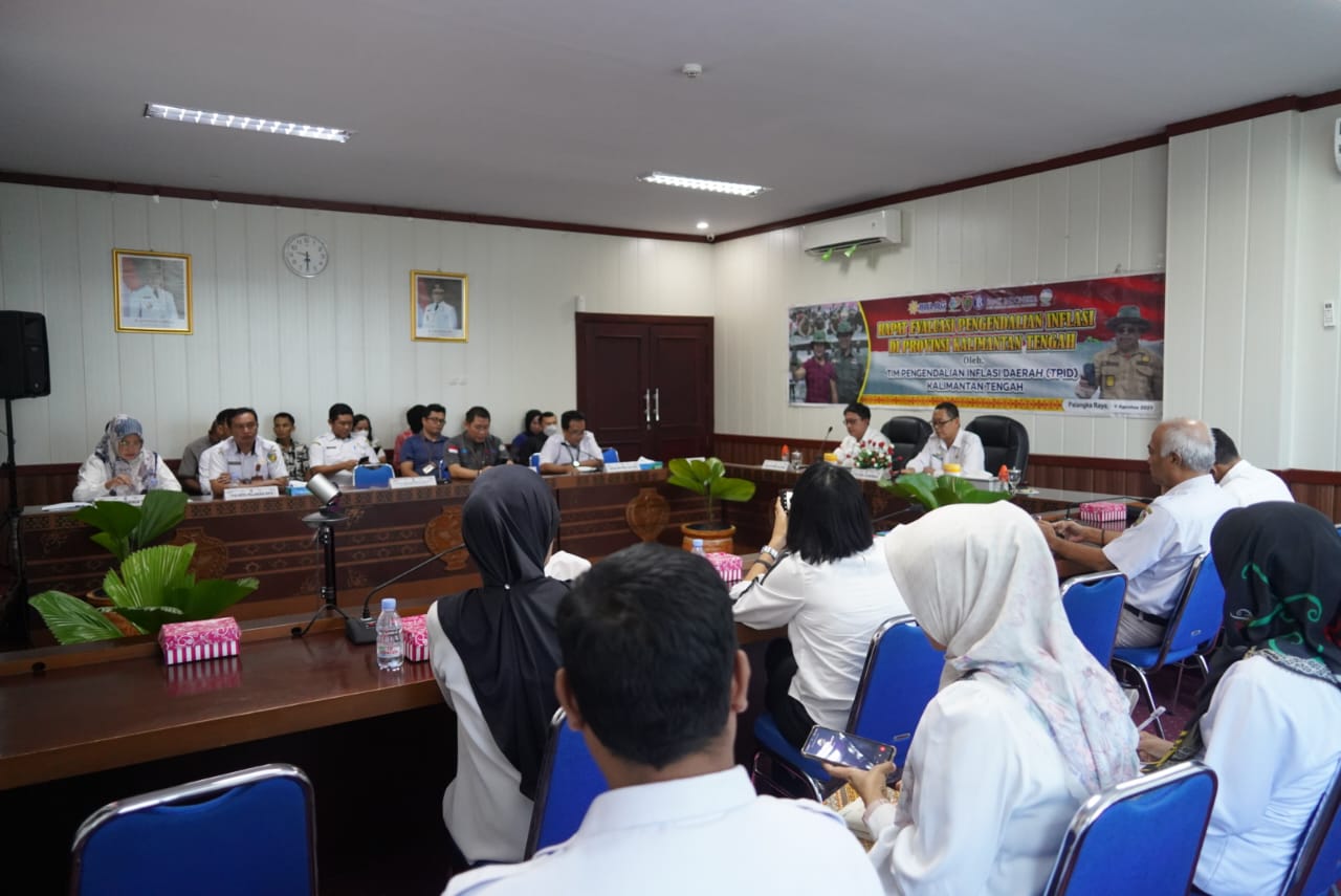 Sahli Yuas Eko Pimpin Rapat TPID Hasil Rilis BPS