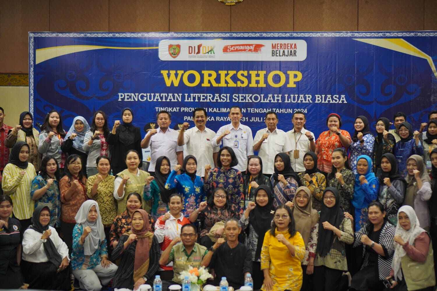 Workshop Penguatan Literasi dan Rakor DAK Fisik SLB Tingkat Provinsi Kalteng Resmi Ditutup