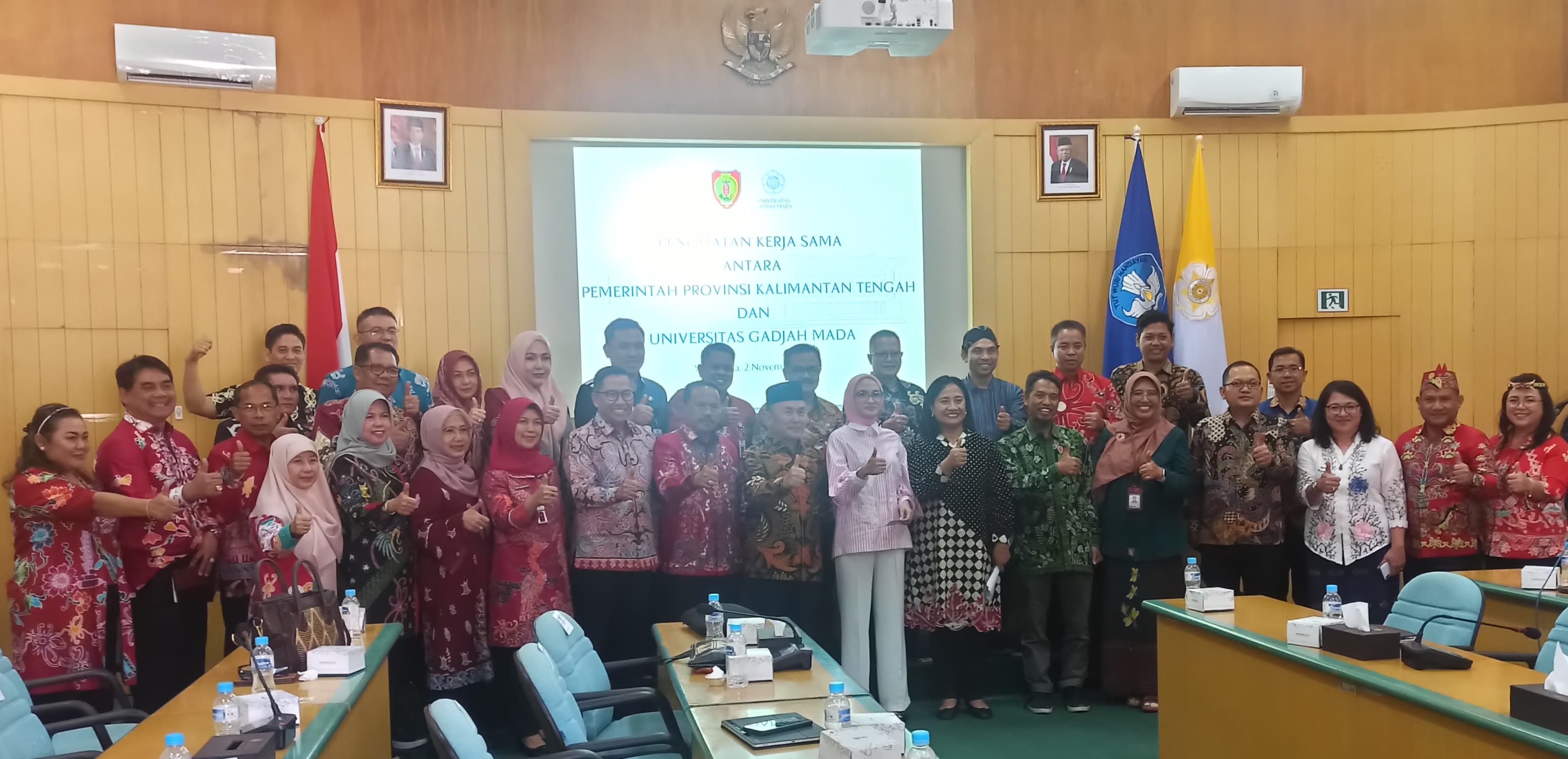 Kepala Dislutkan Prov. Kalteng Tandatangani PKS