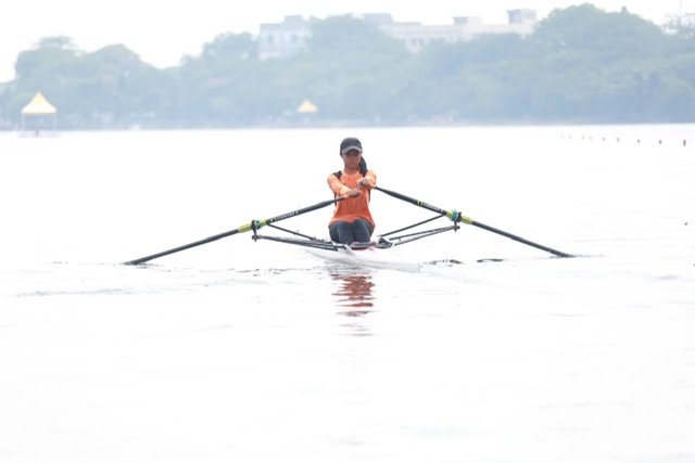 Kepala Dinas Pemuda dan Olahraga Prov. Kalteng Agus Siswadi Berikan Semangat dan Dukungan Langsung Kepada Para Atlet Kalteng