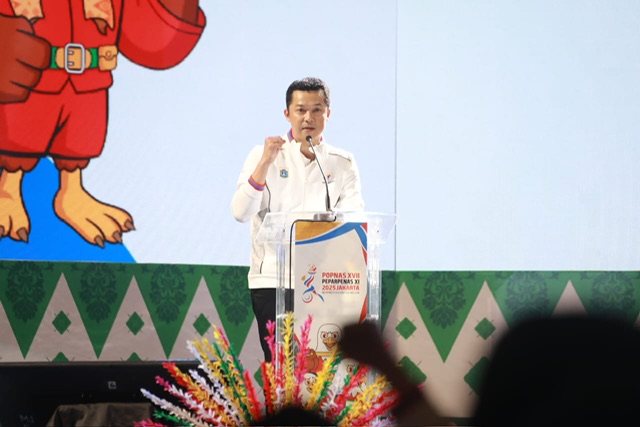 Kepala Dinas Pemuda dan Olahraga Prov. Kalteng Agus Siswadi Hadiri Pembukaan POPNAS XVII dan PEPARPENAS XI