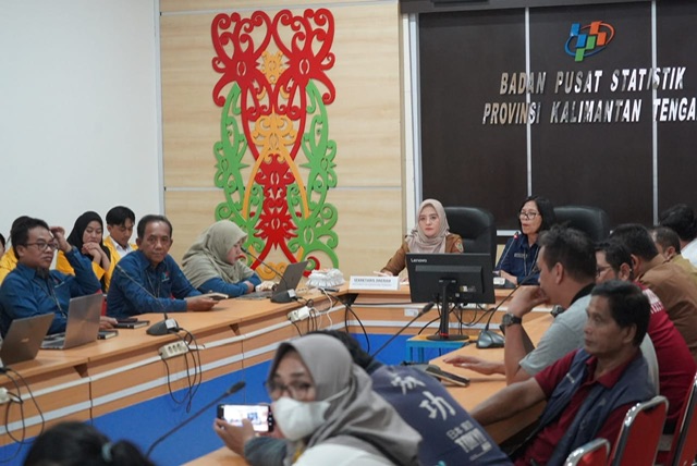 Plh. Karo Ekonomi Setda Prov. Kalteng Fanny Kartika Octavianti Hadiri Konferensi Pers Berita Resmi Statistik BPS Prov. Kalteng