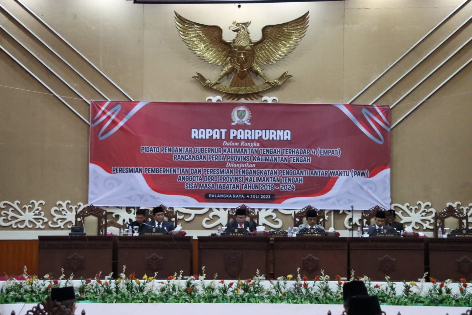 Wagub Kalteng Edy Pratowo Hadiri Rapur ke-4 Masa Persidangan II Tahun Sidang 2023