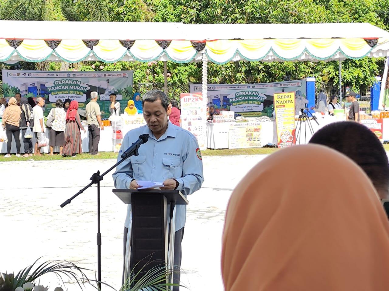 Dinas Ketahanan Pangan Prov. Kalteng Mengadakan Gerakan Pangan Murah