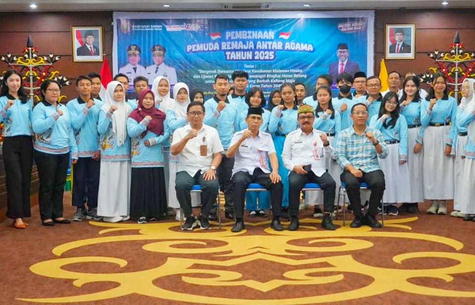 Pemprov Kalteng Gelar Pembinaan Pemuda Remaja Antar Agama 