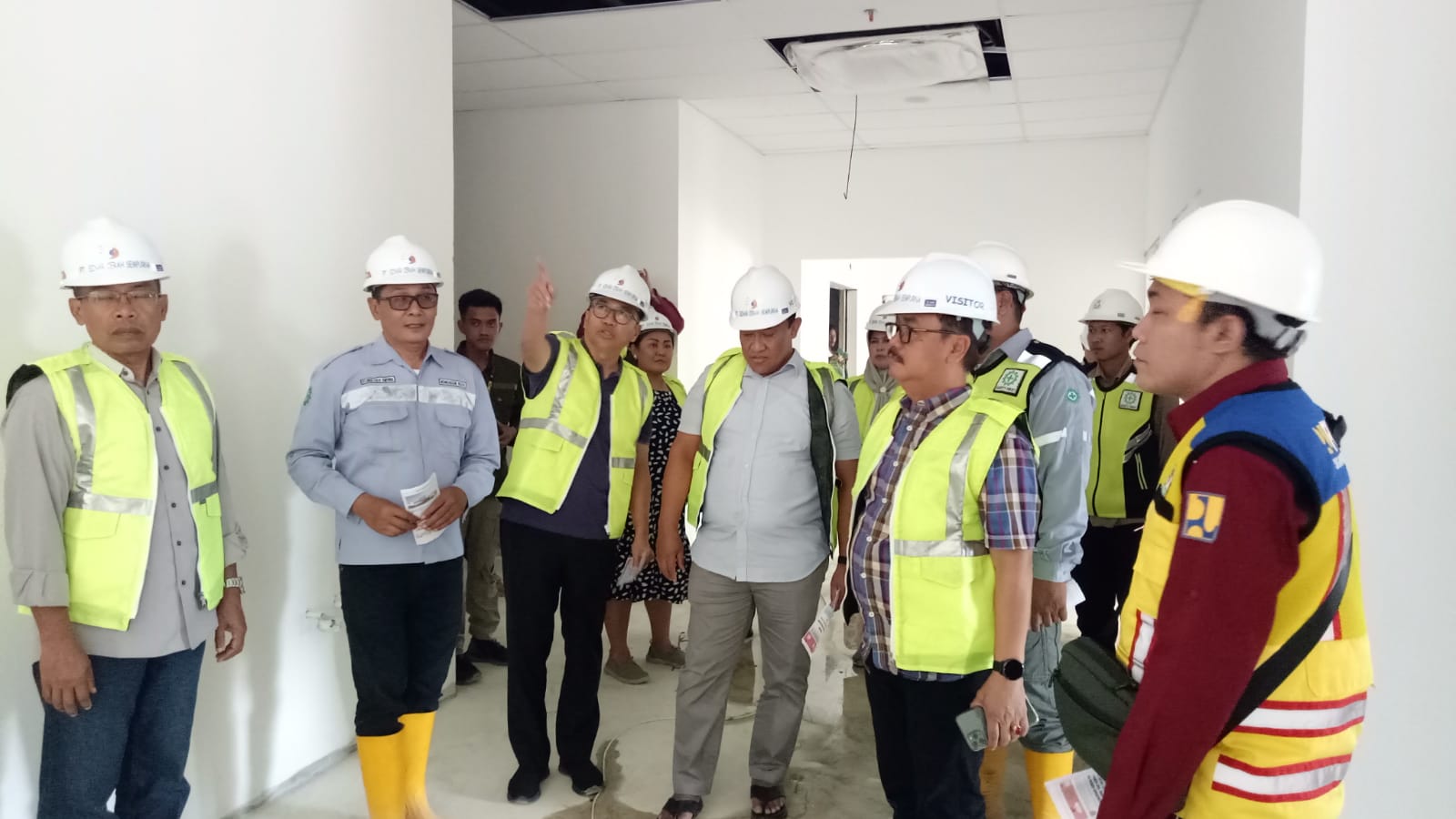 Wagub Kalteng Edy Pratowo Tinjau Progres Pembangunan RSUD di Kecamatan Hanau