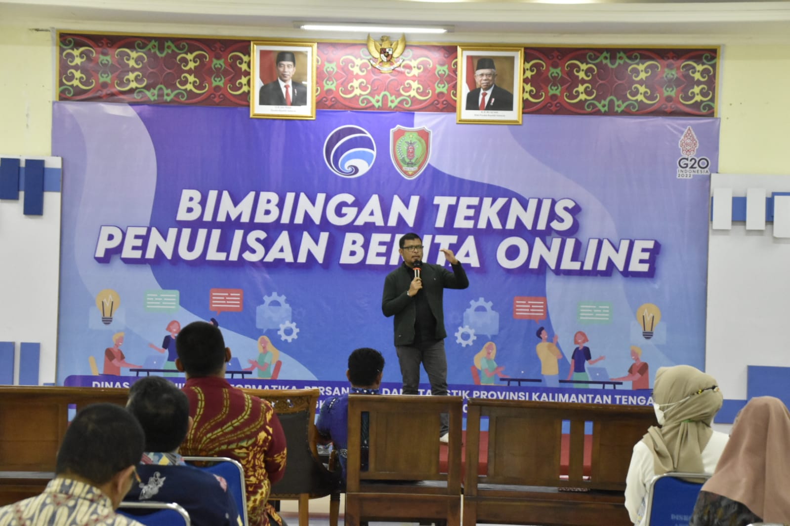 Diskominfosantik Prov. Kalteng Gelar Bimbingan Teknis Penulisan Berita Online
