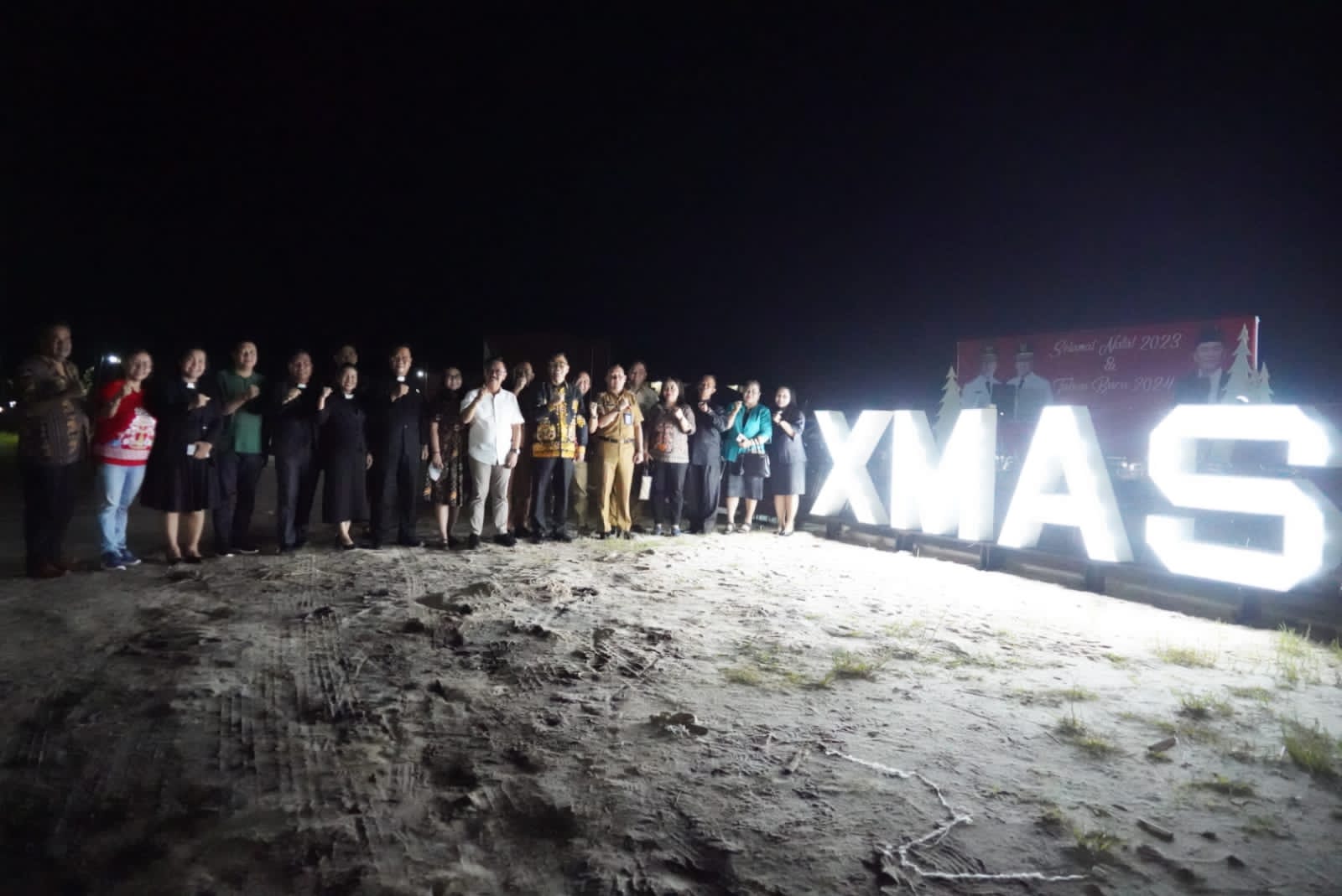Panitia Perayaan Natal ASN Pemprov Kalteng Bersama Dengan DAD Kalteng dan PGI Kalteng Gelar Doa Bersama Sambut Natal 2023