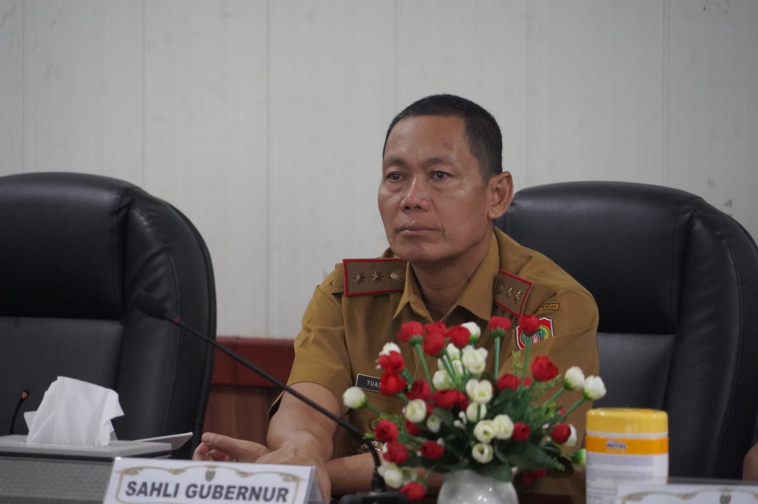 Sahli Yuas Elko Hadiri Rakor Pengendalian Inflasi Tahun 2025 dan Akselerasi Sertifikasi Produk Halal