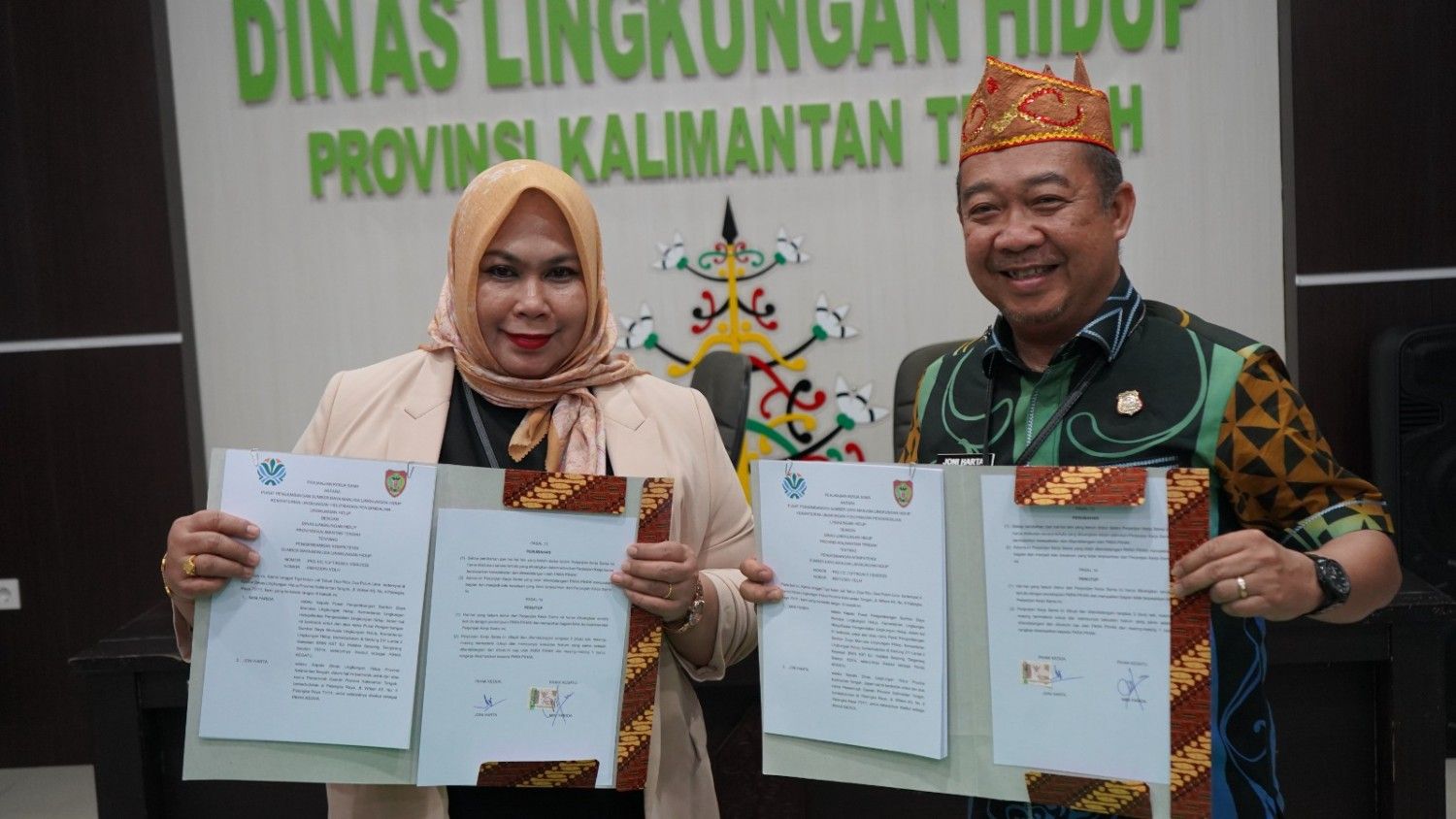 DLH Prov. Kalteng Jalin Kerja Sama Strategis dengan Pusat Pengembangan SDM Lingkungan Hidup Kementerian Lingkungan Hidup RI