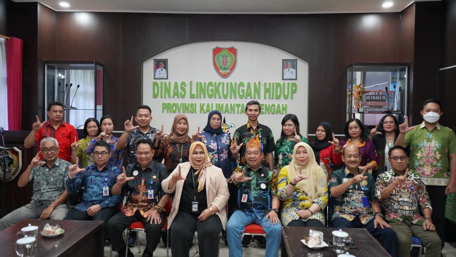 DLH Prov. Kalteng Jalin Kerja Sama Strategis dengan Pusat Pengembangan SDM Lingkungan Hidup Kementerian Lingkungan Hidup RI