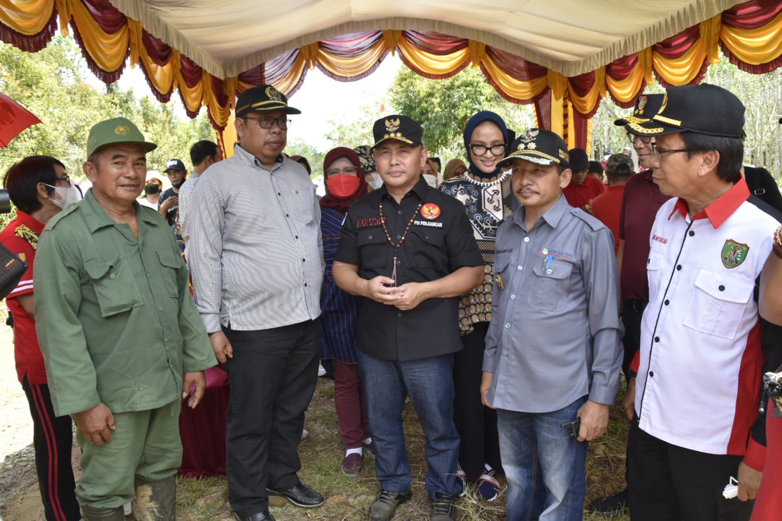 Gubernur Kalteng Kunjungi Titik Lokasi Pembangunan Universitas Barito Raya
