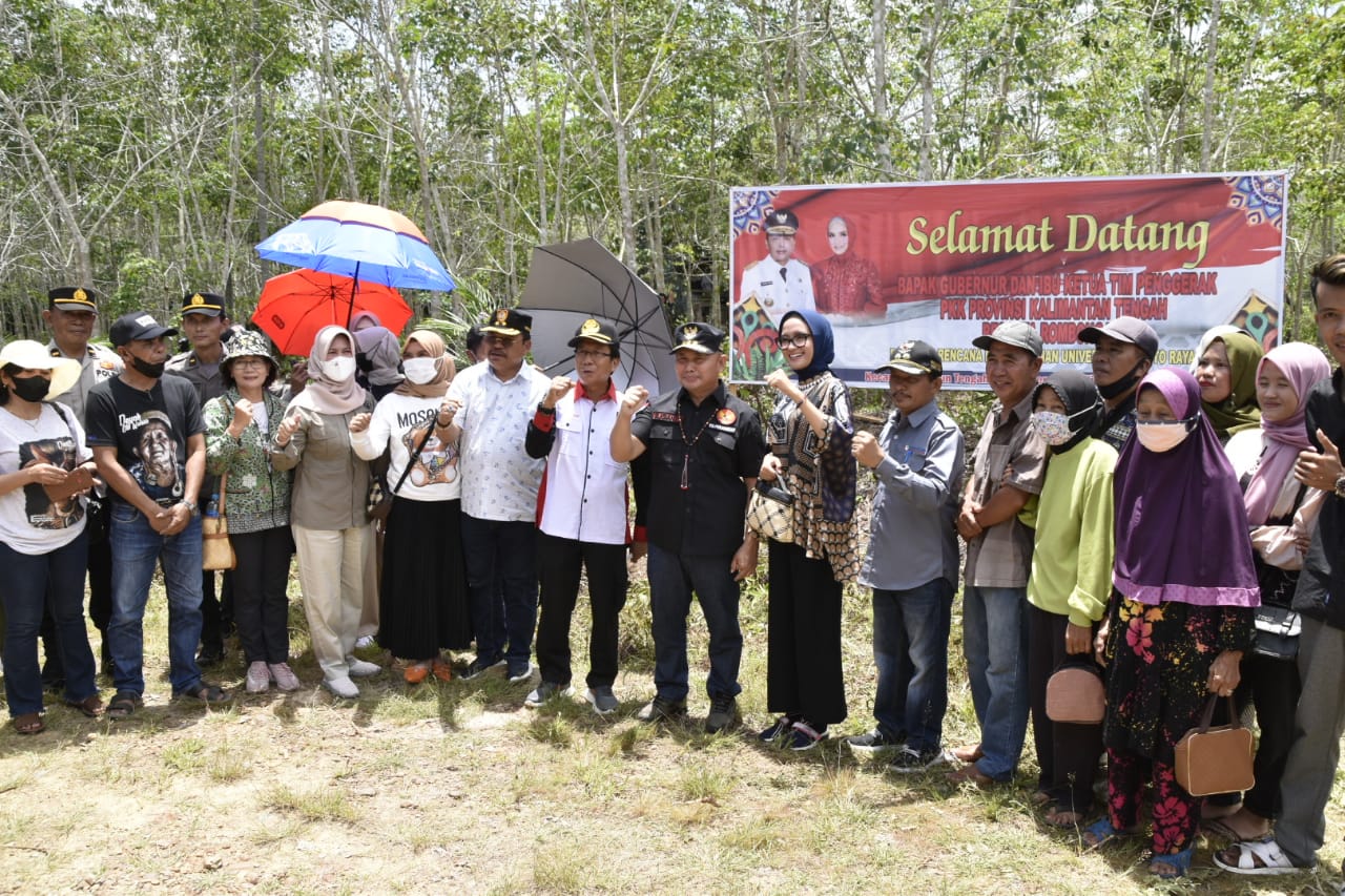 Gubernur Kalteng Kunjungi Titik Lokasi Pembangunan Universitas Barito Raya