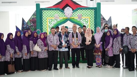 Disbudpar Kalteng Sambut Kafilah Kaltim MTQ VII Korpri Nasional