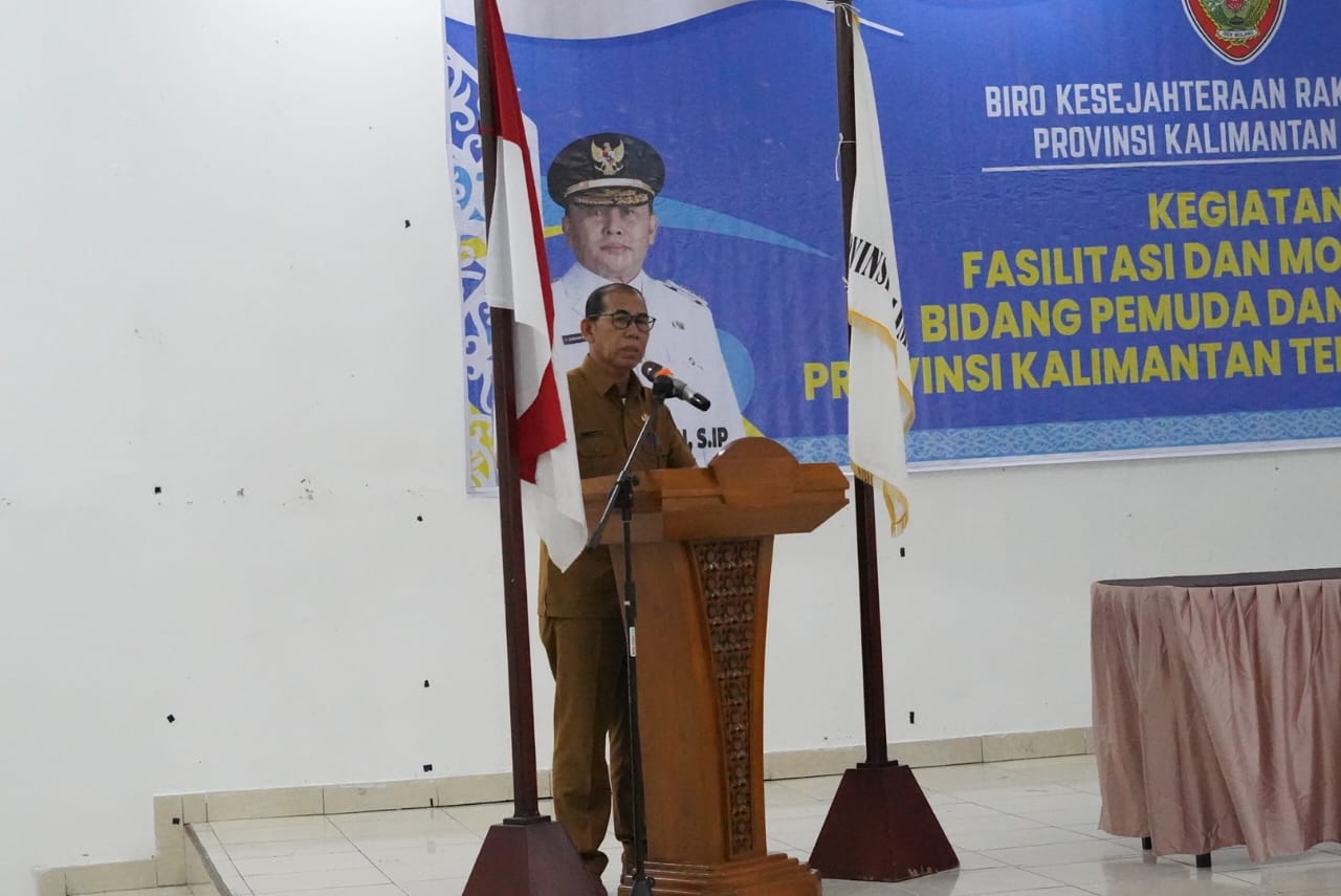 Kadispora Hamka Buka Kegiatan Fasilitasi dan Monitoring Bidang Kepemudaan dan Olahraga Prov. Kalteng Tahun 2024