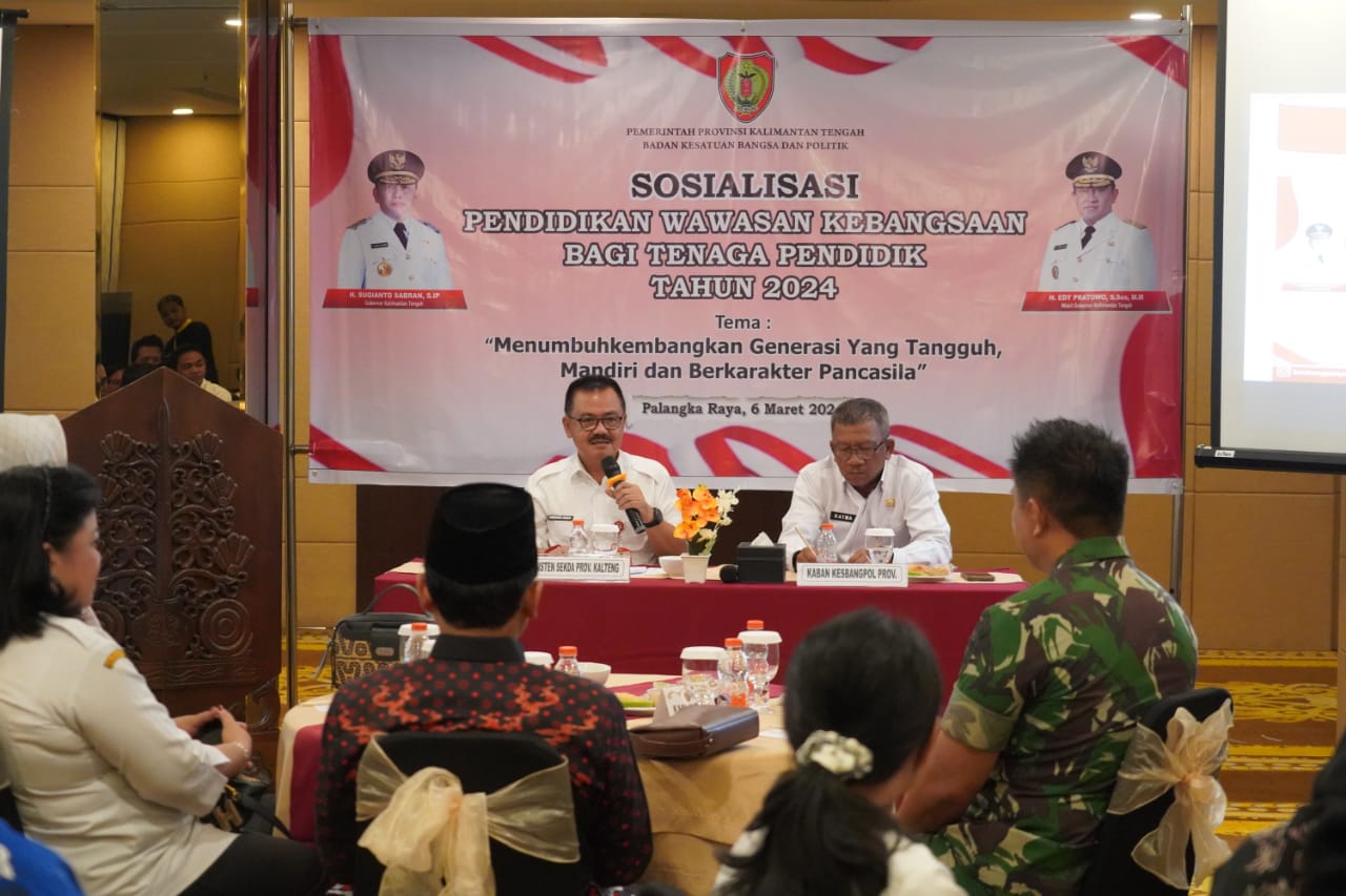 Plh. Asisten Pemkesra Herson B. Aden Buka Sosialisasi Pendidik Wawasan Kebangsaan