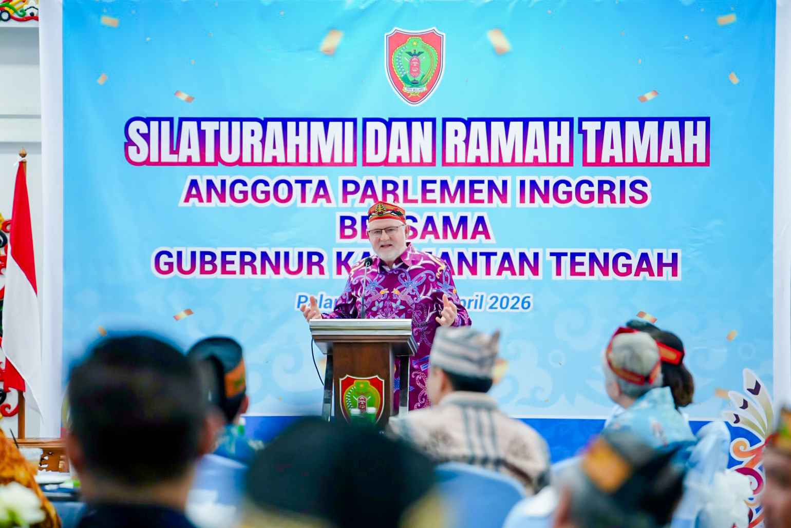 Pemprov Kalteng Terima Kunjungan Silaturahmi dan Ramah Tamah Anggota Parlemen Inggris