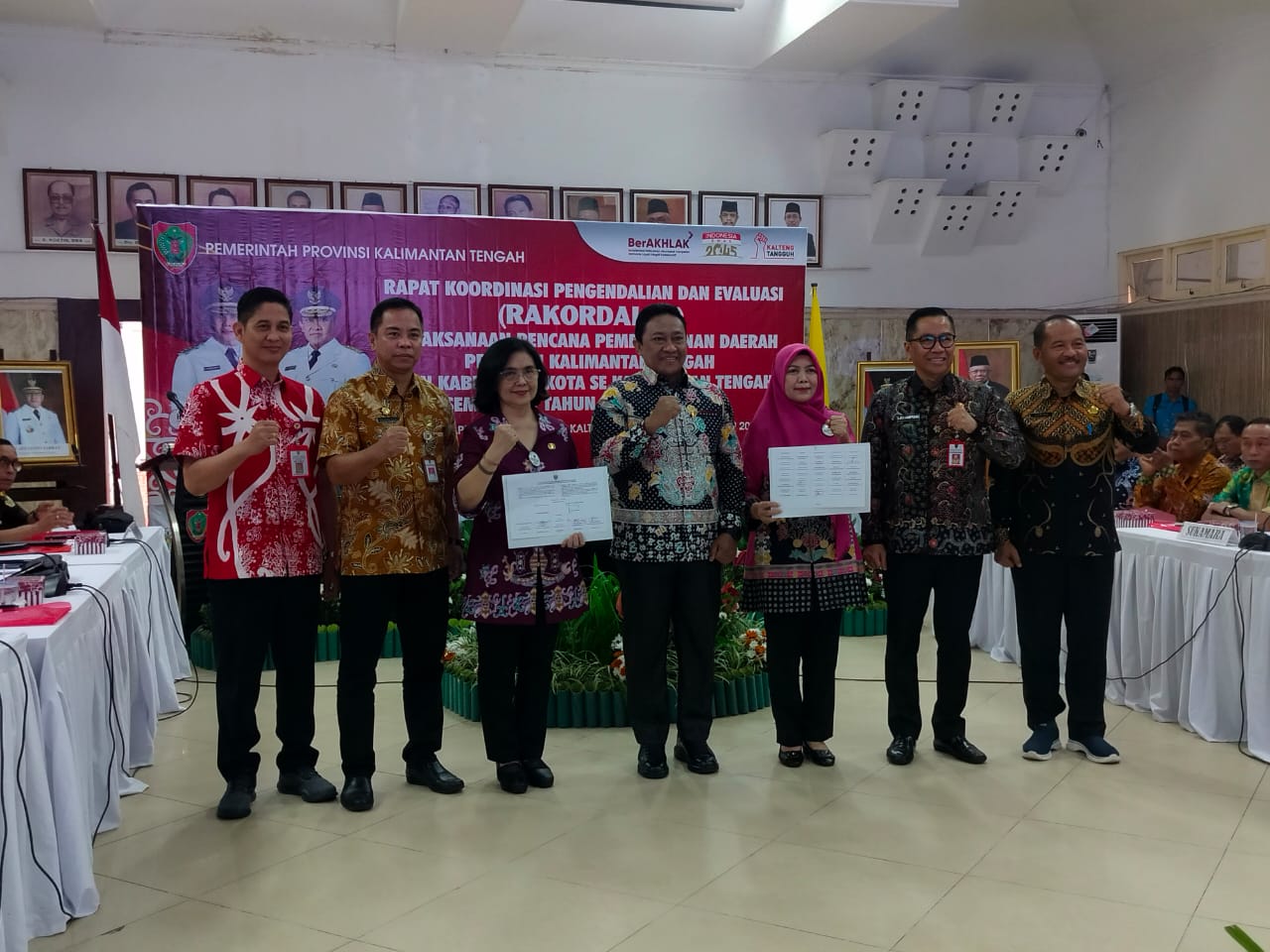 Wagub Edy Pratowo Buka Rakordalev Pelaksanaan Rencana Pembangunan Daerah Sekaligus Penandatanganan Pakta Integritas dan Komitmen Bersama Antikorupsi