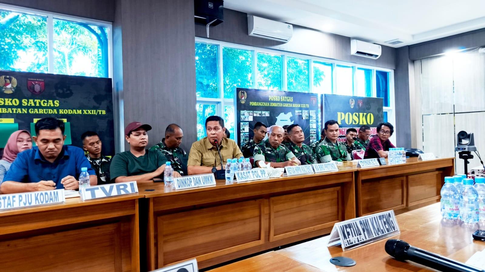 Persiapan Festival Rakyat Nusantara 2026 Dimatangkan melalui Rakor Kodam XXII/Tambun Bungai