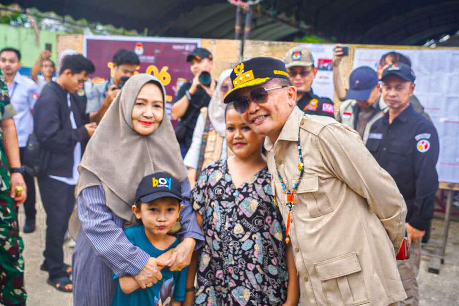 Gubernur Kalteng Agustiar Sabran Tinjau Pelaksanaan PSU di Sejumlah TPS